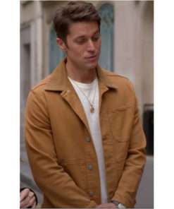 Emily in Paris Gabriel Brown Cotton Jacket