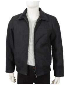 Kevin Costner Yellowstone John Dutton Black Cotton Jacket