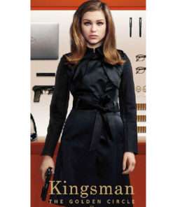 Kingsman Roxy Black Cotton Coat