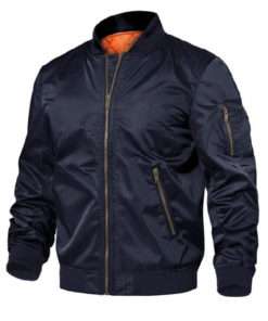 MA1 Flight Navy Blue Cotton Jacket