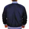 Mens Blue varsity jacket