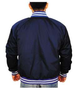 Mens Blue varsity jacket