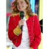 Military Cotton Red Jacket