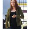 Captain America The Winter Soldier Black Widow Green Jacket