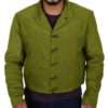 Django Unchained Jamie Foxx Green Cotton Jacket