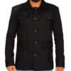 Martin Freeman Black Cotton Jacket