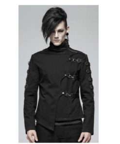 Asylum Punk Rave Black Cotton Jacket