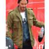 David Beckham Military Olive Green Jacket