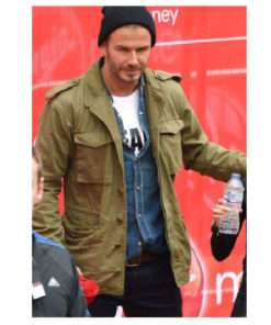 David Beckham Military Olive Green Jacket