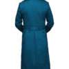 Eddie Redmayne Blue Cotton Coat