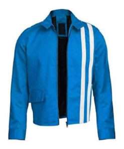 Elvis Presley Speedway Blue Cotton Jacket