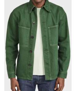 Emily In Paris Gabriel Green Cotton Jacket
