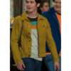 Hunters Logan Lerman Yellow Cotton Jacket