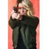 Kate Beckinsale Jolt Lindy Green Cotton Jacket