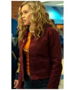 Stargirl Courtney Whitmore Maroon Cotton Jacket