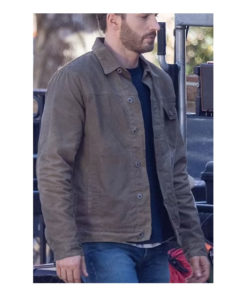 Chris Evans Ghosted Cotton Jacket