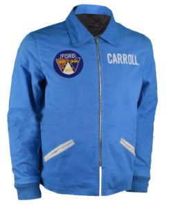 Ford v Ferrari Carroll Shelby Blue Cotton Jacket