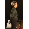 Green Bomber Halle Berry Jacket