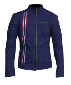 James Bond No Time To Die Blue Cotton Jacket