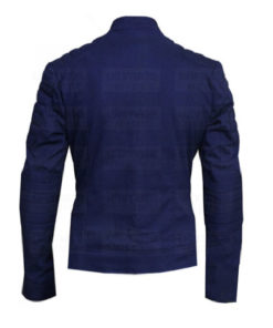 No Time To Die James Bond Blue Cotton Jacket