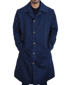 The Gentlemen Ray Trench Blue Cotton Coat