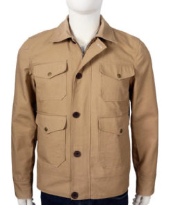 Vintage Beige Cotton Jacket