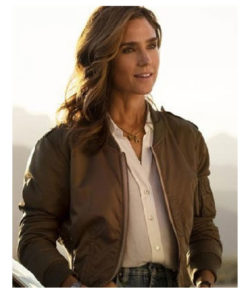 Jennifer Connelly Top Gun Maverick Brown Jacket