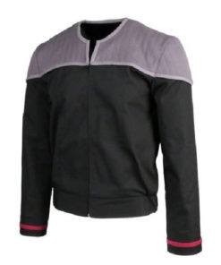 Star Trek Deep Space Nine Uniform Black and Grey Cotton Jacket