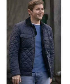 As Luck Would Have It Allen Leech Black Quilted Jacket