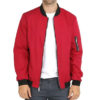 Bruce Willis Apex Red Bomber Maroon Cotton Jacket