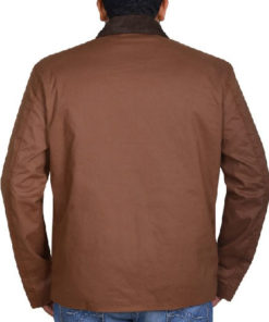 Chris Hemsworth Brown Cotton Jacket