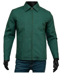Bullet Train Ladybug Green Cotton Jacket