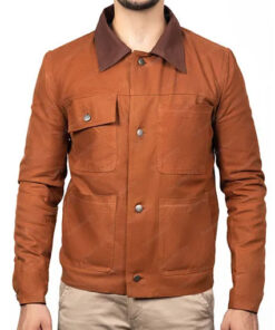 Jurassic World Dominion Alan Grant Brown Cotton Jacket