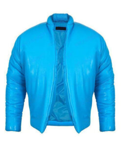 Kanye West Yeezy Round Blue Puffer Jacket
