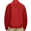 Mens Red Cotton Smallville Clark Kent Jacket