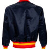 Astros 1980s Houston Baseball Bomber Blue Varsity Jacket