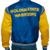 Golden State Warriors Blue-And Yellow Letterman Jacket