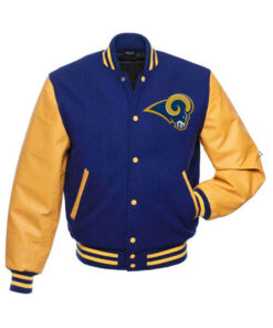 Los Angeles Rams Blue Varsity Jacket