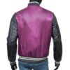 Purple Varsity Letterman Jacket