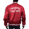 San Francisco 49ers Faithful To The Bay Red Bomber Jacket