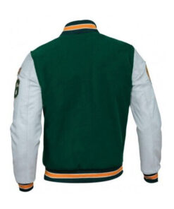 Stranger Things Green Letterman Varsity Bomber Jacket