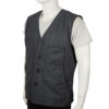 Grey Yellowstone Wool Vest