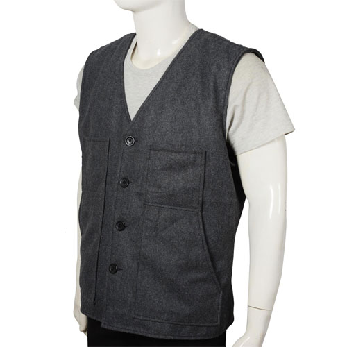 Yellowstone Grey Wool Vest