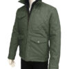 Kevin Costner 4 John Dutton Green Quilted Jacket
