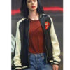 Krysten Jessica Jones Ritter Satin Jacket