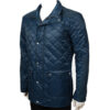 Parachute Blue Quilted Jacket