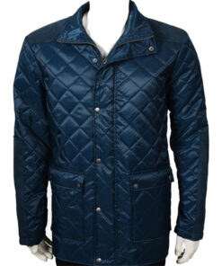 Yellowstone Blue Parachute Quilted Jacket