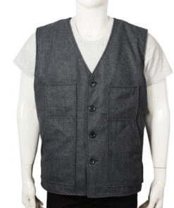 Yellowstone Grey Wool Vest