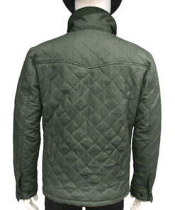 Yellowstone Kevin Costner 4 John Dutton Green Quilted Jacket