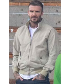 Save Our Squad David Beckham Beige Jacket